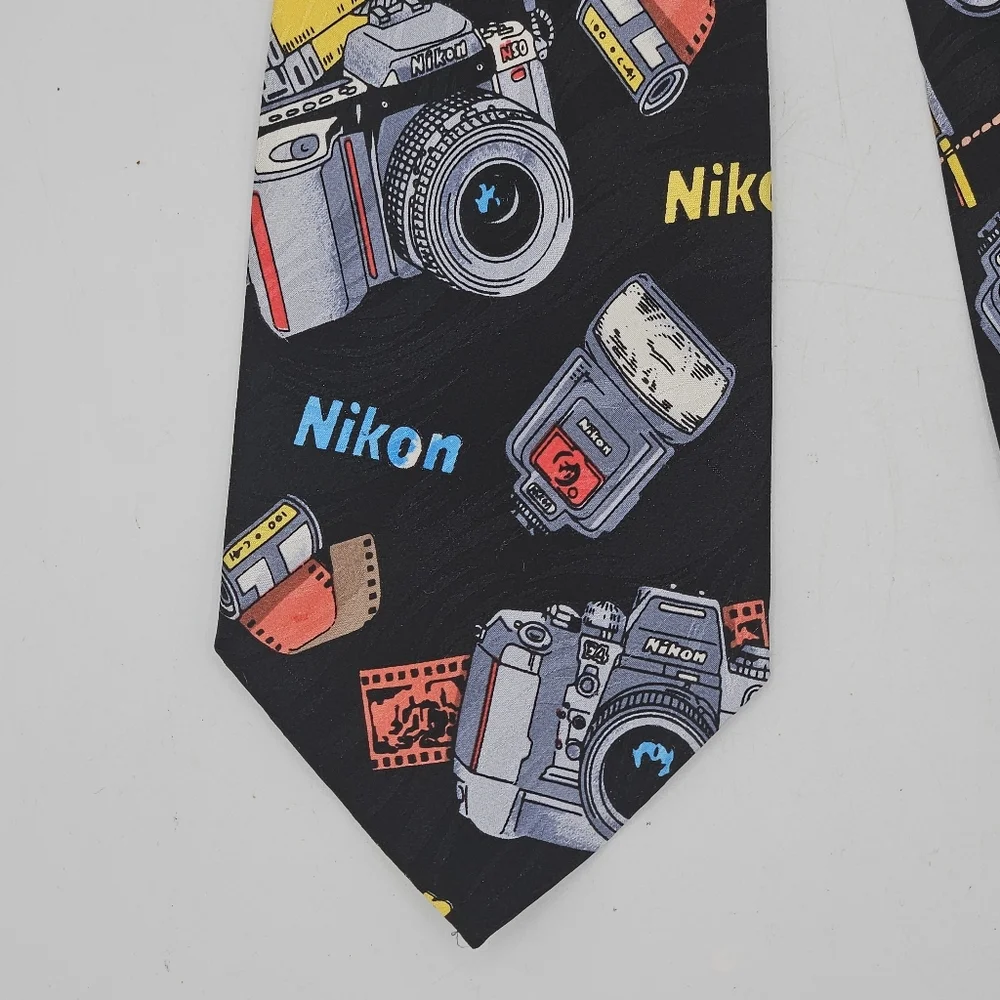 Rare Nikon camera photography enthusiast Tie